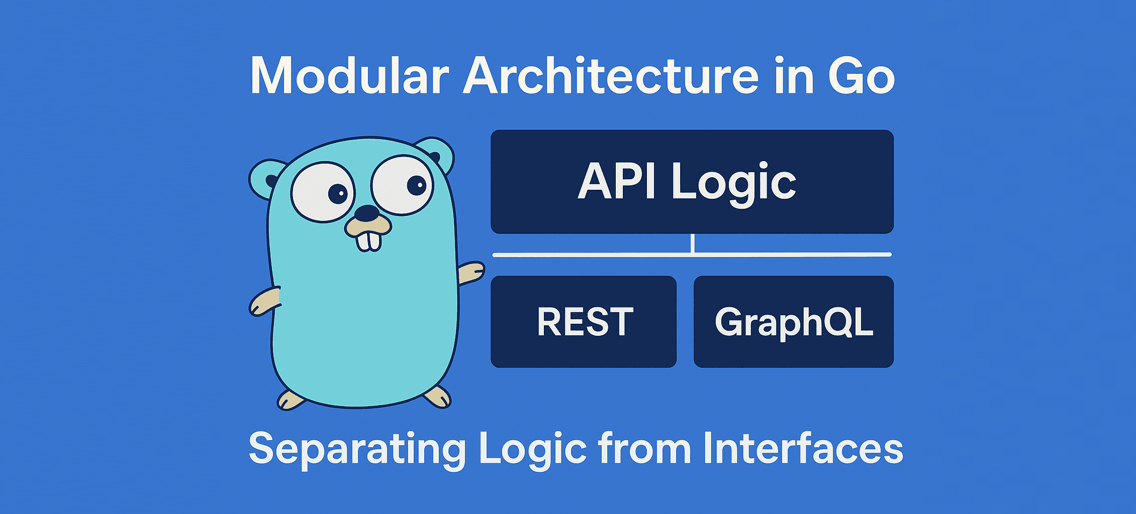 Modular Architecture in Go with REST and GraphQL Sharing the Same Core